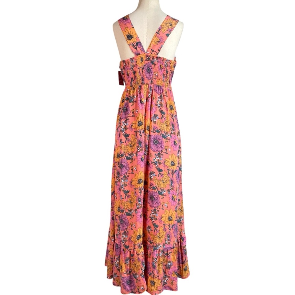 🆕 Pink Floral Maxi Dress - Picture 5 of 5